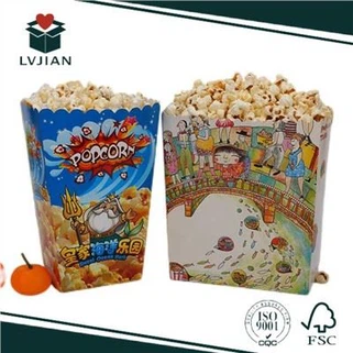 Škatla za papir pokovke za paket